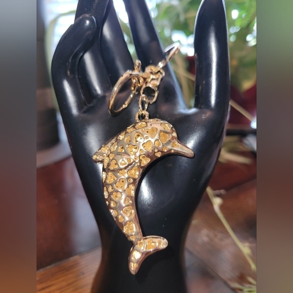 Bag Charm of blue dolphin - Picture 2 of 4